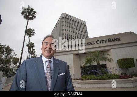 June 12, 2013 - Los Angeles, California, U.S - Michael Miller, CEO of International City Bank in Long Beach. (Credit Image: © Ringo Chiu/ZUMAPRESS.com) Stock Photo