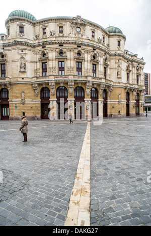 Arriaga Theatre, Bilbao, Biscay, Basque Country, Spain Stock Photo