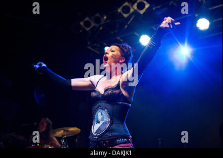 BRISTOL, UK. 15th July 2013. Amanda Palmer & The Grand Theft Orchestra perform at the O2 Academy Bristol. Credit:  Polly Thomas / Alamy Live News Stock Photo