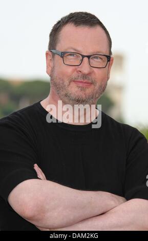 Danish director Lars von Trier attends the photocall for the movie 'Melancholia' during the 64th Cannes International Film Festival at Palais des Festivals in Cannes, France, on 18 May 2011. Photo: Hubert Boesls Stock Photo