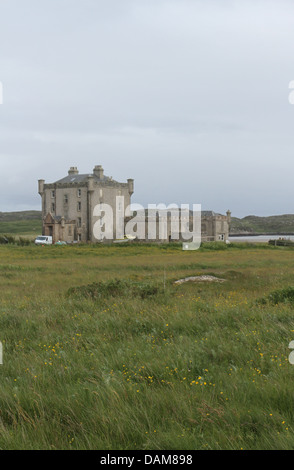 Breachacha Castle Isle of Coll Scotland July 2013 Stock Photo