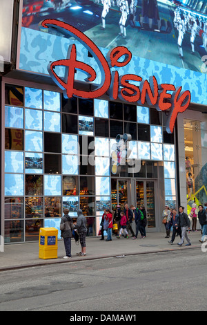 Disney store at Times square,Manhattan, NYC Stock Photo