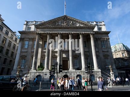 Mansion House in The City of London Stock Photo