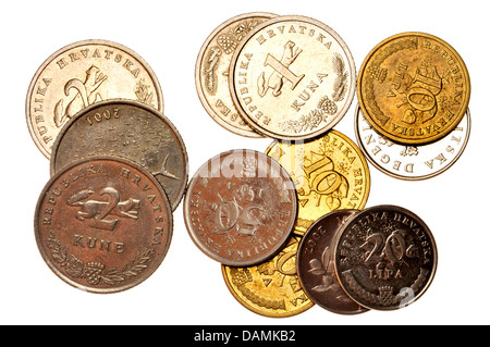 Croatian coins Stock Photo