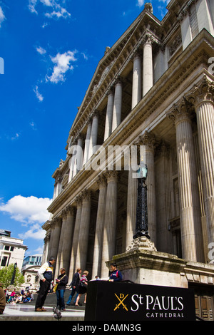 St.Paul's cathedral in the City of London Stock Photo