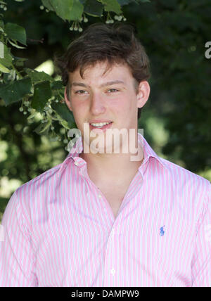 Prince Sebastien of Luxembourg poses for the media at Chateau de Berg in Colmar-Berg, 27 June 2011. Photo: Albert Nieboer  NETHERLANDS OUT Stock Photo