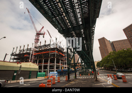 17 acre area,in New York where Columbia University is building a bio-tech lab Stock Photo