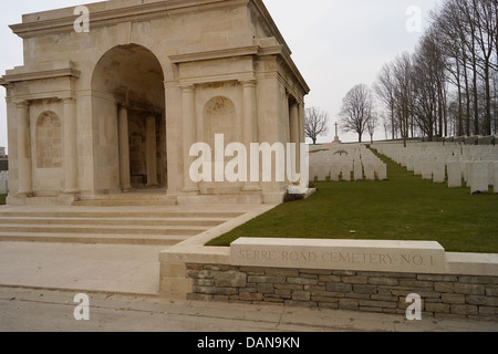 Serre Road Cemetery No 1 Stock Photo