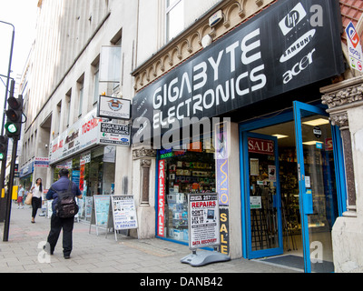 Electronics shops Tottenham Court Road London England Stock Photo - Alamy