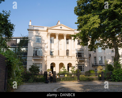 William Harvey House, Royal College of Physicians, just off Park Square East on the outer circle around Regents Park, London Stock Photo