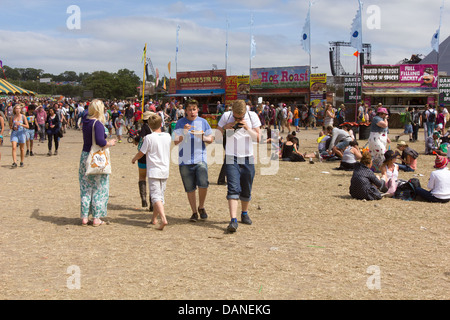 Glastonbury Festival 2013, Somerset, England, United Kingdom. Stock Photo