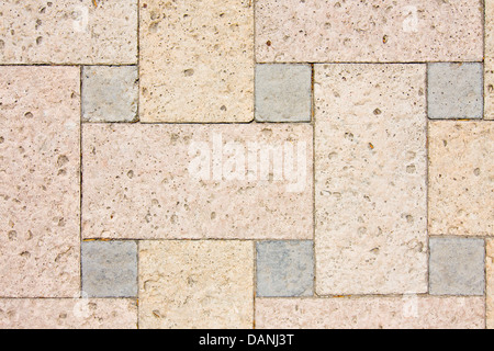 Texture of a brown stone wall.  Stock Photo