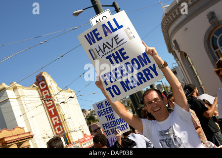 castro gay marriage supreme court ruling san francisco Stock Photo