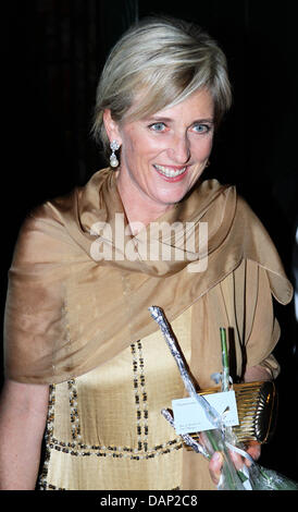 Princess Astrid of Belgium arrives for the concert 'Prelude to the National Holiday' at the Palais des Beaux Arts in Brussels, 20 July 2011. The royal family attended the concert on the evening before the Belgian National Day. Photo: RPE-Albert Nieboer / NETHERLANDS OUT Stock Photo