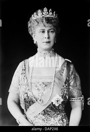 QUEEN MARY OF TECK (1867-1953) wife of King George V Stock Photo