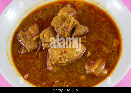 Gang Hang Lay traditional Burmese pork curry with ginger Stock Photo