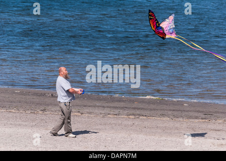Let's go fly a kite Stock Photo