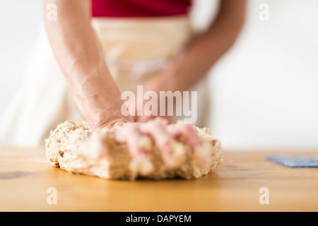 Stretching Bread Stock Photo