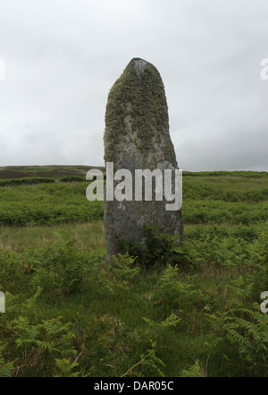 Camas An Staca Standing stone Isle of Jura Scotland  July 2013 Stock Photo