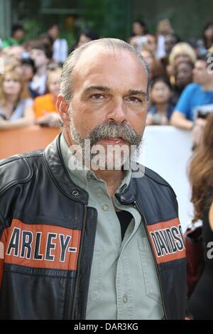 Real life film subject Sam Childers attends the premiere of 'Machine Gun Preacher' during the Toronto International Film Festival, TIFF, at Roy Thomson Hall in Toronto, Canada, on 11 September 2011. Photo: Hubert Boesl Stock Photo