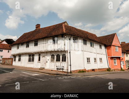 15th Century Timber Frame House in Lavenham Suffolk Stock Photo