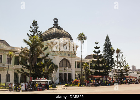 Africa, Mozambique, Maputo. Maputo Central Train Station. Stock Photo