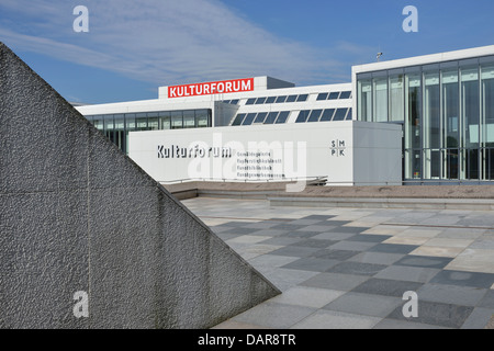 Berlin. Germany. Kulturforum housing the Gemaldegalerie, Kupferstichkabinett, Kunstbibliothek & Kunstgewerbemuseum. Stock Photo