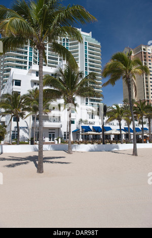 SOUTH SEABREEZE BOULEVARD BEACH FORT LAUDERDALE FLORIDA USA Stock Photo