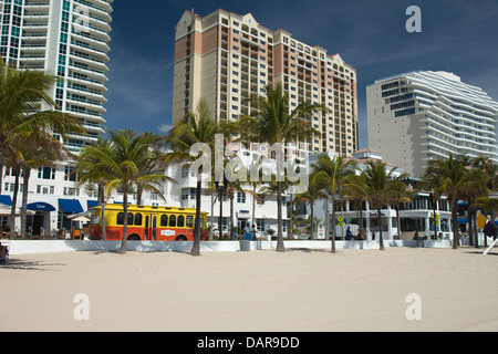 SOUTH SEABREEZE BOULEVARD BEACH FORT LAUDERDALE FLORIDA USA Stock Photo