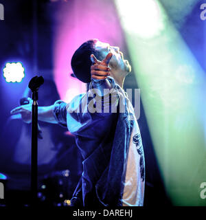 Toronto, Ontario, Canada. 17th July, 2013. JOE JONAS of American pop rock band Jonas Brothers performs a live set and gave an interview at MuchMusic studios in Toronto. Credit:  Igor Vidyashev/ZUMAPRESS.com/Alamy Live News Stock Photo