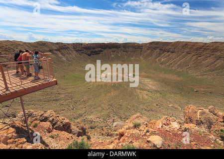 USA, Arizona, Holbrook, Meteor Crater Stock Photo