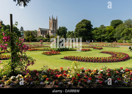 The Abbey Gardens Bury St Edmunds Stock Photo