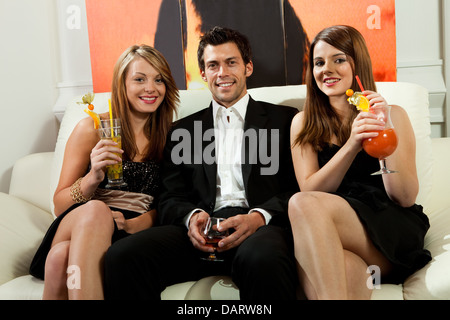 Friends having good time Stock Photo