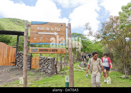 Asilo de la Paz, Floreana Island, Galapagos Islands, Ecuador Stock Photo