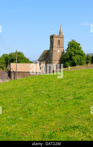 St Margaret's Church, Hawes, Wensleydale, North Yorkshire, Yorkshire Dales National Park, England, UK. Stock Photo