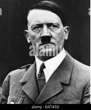 Hitler, Adolf, 20.4.1889 - 30.4.1945, German politician (NSDAP), Chancellor of the Reich 30.1.1933 - 30.4.1945, portrait, 1930s, ,