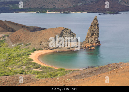 Pinnacle Rock, Bartolome Island, Galapagos Islands, Ecuador Stock Photo ...