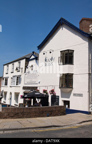 Ross-on-Wye Herefordshire England UK  The Man of Ross Pub Stock Photo