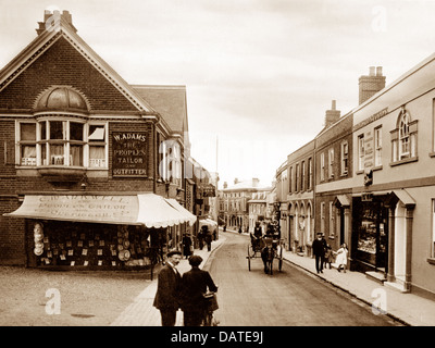 Woodbridge Thoroughfare early 1900s Stock Photo