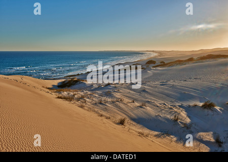 dunes and beach in De Hoop Nature Reserve, Western Cape, South Africa Stock Photo