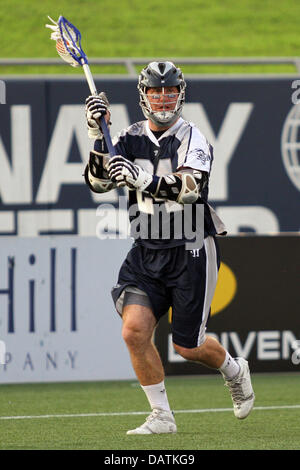 July 18, 2013 - Annapolis, Maryland, United States - July 18, 2013: Chesapeake Bayhawks #24 John Grant Jr. in action at Navy-Marine Corps Memorial Stadium, in Annapolis, Maryland. Daniel Kucin Jr./ CSM Stock Photo