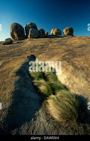 Rocks at the Matopos National Park at the Rhodes grave site, Zimbabwe. Stock Photo