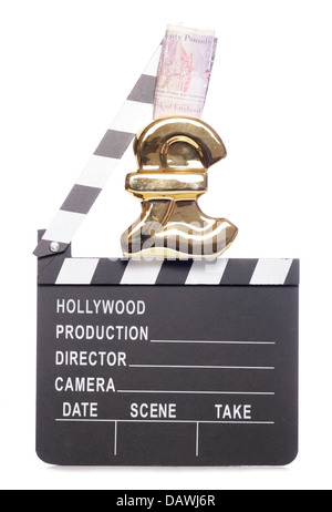 making money in the film industry cutout Stock Photo