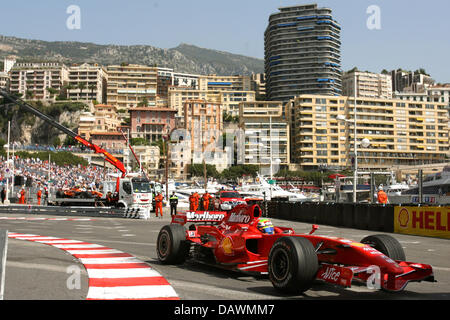 Ferrari Formula One driver Felipe Massa of Brazil takes ...