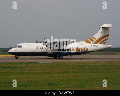 G-ZEBS Blue Islands ATR 42-320 - cn 066 4 Stock Photo