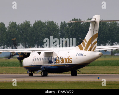 G-ZEBS Blue Islands ATR 42-320 - cn 066 6 Stock Photo