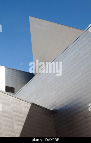 Facade detail of The Frederic C. Hamilton Building, Denver Art Museum, Colorado, USA. Stock Photo