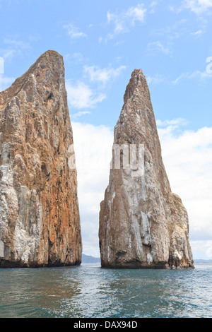 Kicker Rock, Leon Dormido, San Cristobal Island, Galapagos Islands, Ecuador Stock Photo