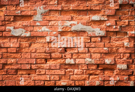 grunge brick wall, highly detailed textured background Stock Photo
