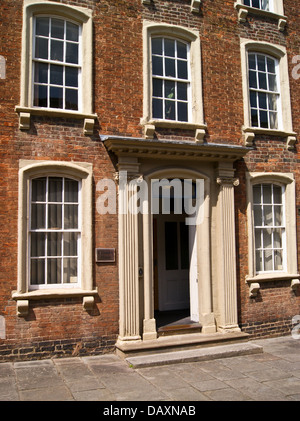Georgian townhouse, Castle Street, by Benjamin Holloway for the 1st Duke of Chandos,  West Quay, Bridgwater, Somerset, England Stock Photo